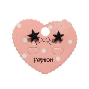 Black Star Stud Earrings Enamel Dainty Posts Women Girls Gift Jewelry Lot